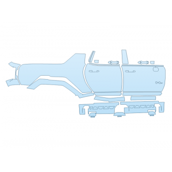 PAINT PROTECTION KIT - 2023 GMC HUMMER EV PICKUP PASSENGER SIDE - PRECUT PPF CLEAR BRA WRAP