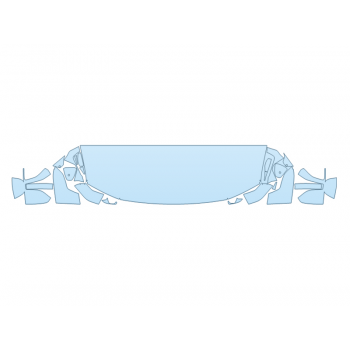 PAINT PROTECTION KIT - 2023 GMC HUMMER EV SUV HOOD FENDERS MIRRORS 24 INCH (WRAPPED EDGES) - PRECUT PPF CLEAR BRA WRAP