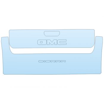 PAINT PROTECTION KIT - 2023 GMC SIERRA 1500 AT4X TAILGATE KIT INCONSISTENT BADGE PLACEMENT - PRECUT PPF CLEAR BRA WRAP