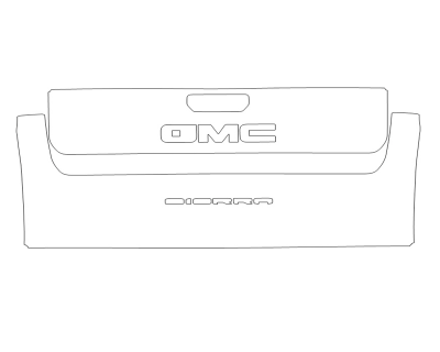 2023 GMC SIERRA 1500 PRO TAILGATE KIT INCONSISTENT BADGE PLACEMENT