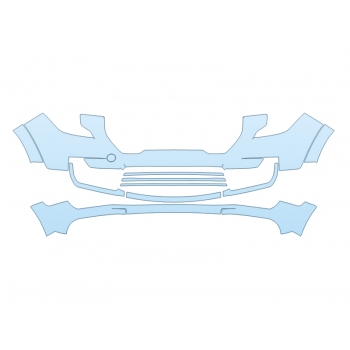 PAINT PROTECTION KIT - 2023 GMC TERRAIN DENALI BUMPER - PRECUT PPF CLEAR BRA WRAP