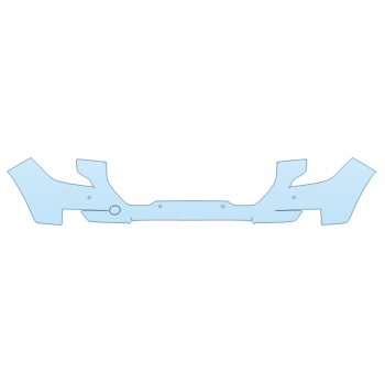 PAINT PROTECTION KIT - 2023 GMC TERRAIN SLT BUMPER WITH SENSORS - PRECUT PPF CLEAR BRA WRAP