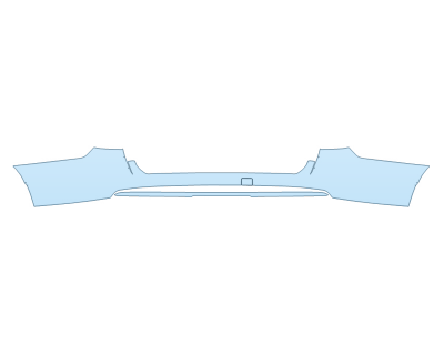 PAINT PROTECTION KIT - 2023 GMC YUKON SLE REAR BUMPER - PRECUT PPF CLEAR BRA WRAP