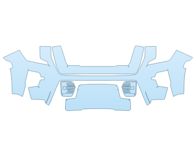 PAINT PROTECTION KIT - 2023 GMC YUKON XL AT4 BUMPER - PRECUT PPF CLEAR BRA WRAP