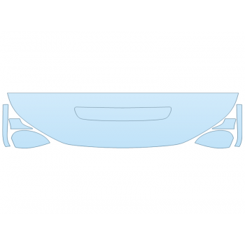 2025 HONDA CIVIC TYPE R HOOD FENDERS MIRRORS 18 INCH (WRAPPED EDGES) - PRECUT PPF CLEAR BRA WRAP