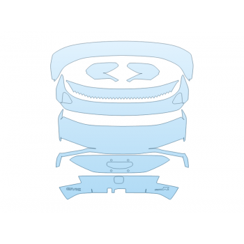 2025 HONDA CIVIC TYPE R TRUNK WITH CARBON FIBER WING/ BADGING - PRECUT PPF CLEAR BRA WRAP