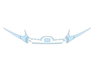 2025 HONDA CIVIC TYPE R GRILL - PRECUT PPF CLEAR BRA WRAP