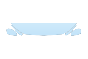 2027 HONDA HRV EX-L HOOD FENDERS MIRRORS 12 INCH (WRAPPED EDGES)