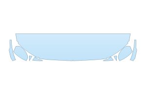 2027 HONDA HRV EX-L HOOD FENDERS MIRRORS 18 INCH (WRAPPED EDGES)