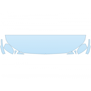 2025 HONDA HRV EX-L HOOD FENDERS MIRRORS 18 INCH (WRAPPED EDGES) - PRECUT PPF CLEAR BRA WRAP