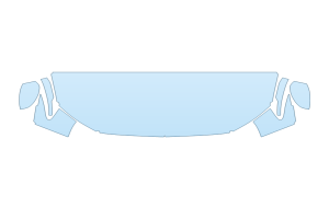 2027 HONDA HRV EX-L HOOD FENDERS MIRRORS 24 INCH (WRAPPED EDGES)