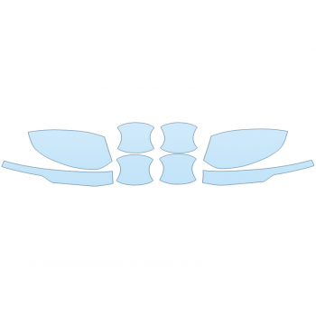 2025 HONDA HRV LX MIRRORS DOOR CUPS - PRECUT PPF CLEAR BRA WRAP