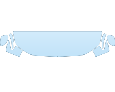 2025 HONDA HRV SPORT HOOD FENDERS MIRRORS 24 INCH (WRAPPED EDGES) - PRECUT PPF CLEAR BRA WRAP