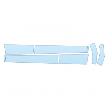 2025 HONDA HRV SPORT ROCKERS - PRECUT PPF CLEAR BRA WRAP