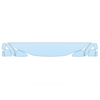 PAINT PROTECTION KIT - 2023 LEXUS ES 250 F SPORT HM 12 INCH - PRECUT PPF CLEAR BRA WRAP