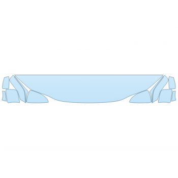 Precut PPF Kit – Clear Bra Paint Protection Film PAINT PROTECTION KIT - 2023 LEXUS ES 250 F SPORT HM 12 INCH (WRAPPED EDGES) - PRECUT PPF CLEAR BRA WRAP