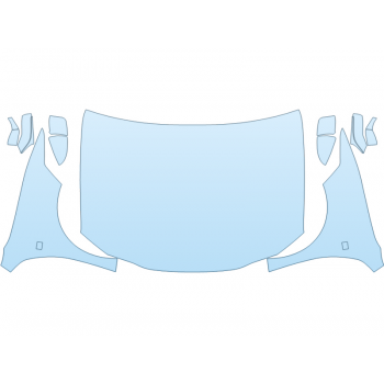 PAINT PROTECTION KIT - 2023 LEXUS ES 250 F SPORT FULL HOOD FENDERS MIRRORS - PRECUT PPF CLEAR BRA WRAP