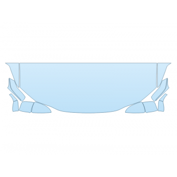 PAINT PROTECTION KIT - 2023 LEXUS ES 250 LUXURY HOOD FENDERS MIRRORS 24 INCH - PRECUT PPF CLEAR BRA WRAP