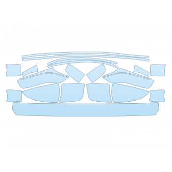 Precut PPF Kit – Clear Bra Paint Protection Film PAINT PROTECTION KIT - 2023 LEXUS ES 250 LUXURY REAR BUMPER MIRRORS DOOR CUPS DOOR EDGES - PRECUT PPF CLEAR BRA WRAP