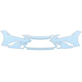 Precut PPF Kit – Clear Bra Paint Protection Film PAINT PROTECTION KIT - 2023 LEXUS ES 250 ULTRA LUXURY BUMPER WITH SENSORS - PRECUT PPF CLEAR BRA WRAP