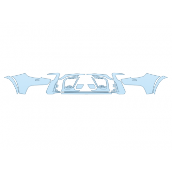 PAINT PROTECTION KIT - 2023 LEXUS LX 600 F SPORT BUMPER - PRECUT PPF CLEAR BRA WRAP