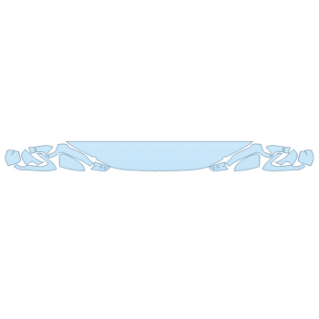 PAINT PROTECTION KIT - 2023 LEXUS LX 600 F SPORT HOOD FENDERS MIRRORS 12 INCH (WRAPPED EDGES) - PRECUT PPF CLEAR BRA WRAP