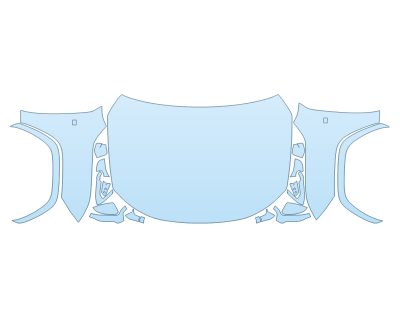 PAINT PROTECTION KIT - 2023 LEXUS LX 600 F SPORT FULL HOOD FENDERS MIRRORS - PRECUT PPF CLEAR BRA WRAP