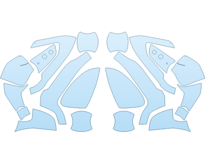 PAINT PROTECTION KIT - 2023 LEXUS LX 600 F SPORT MIRRORS DOOR CUPS - PRECUT PPF CLEAR BRA WRAP