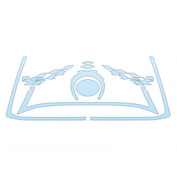 PAINT PROTECTION KIT - 2023 LEXUS LX 600 F SPORT GRILL - PRECUT PPF CLEAR BRA WRAP