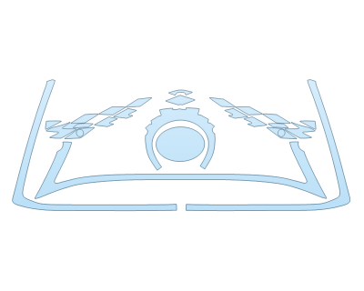 PAINT PROTECTION KIT - 2023 LEXUS LX 600 F SPORT GRILL - PRECUT PPF CLEAR BRA WRAP