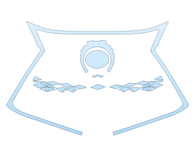 PAINT PROTECTION KIT - 2023 LEXUS LX 600 F SPORT GRILL ONE PIECE - PRECUT PPF CLEAR BRA WRAP