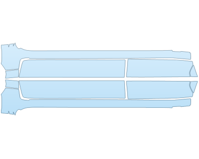 PAINT PROTECTION KIT - 2023 LEXUS LX 600 F SPORT ROCKERS - PRECUT PPF CLEAR BRA WRAP