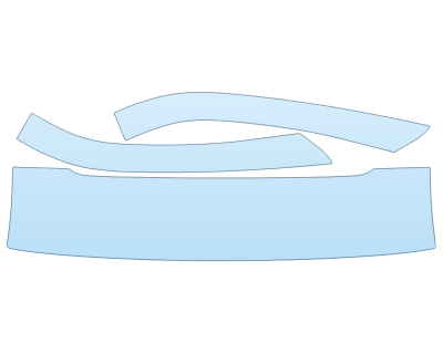 PAINT PROTECTION KIT - 2023 LEXUS LX 600 F SPORT ROOF PILLARS - PRECUT PPF CLEAR BRA WRAP