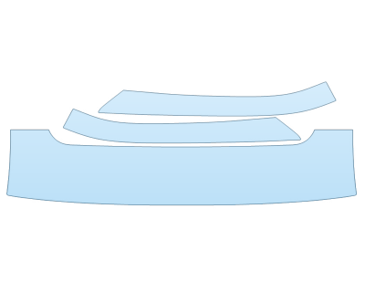 PAINT PROTECTION KIT - 2023 LEXUS LX 600 F SPORT ROOF PILLARS W/SUNROOF - PRECUT PPF CLEAR BRA WRAP