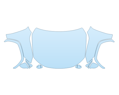 PAINT PROTECTION KIT - 2023 LEXUS LX 600 LUXURY FULL HOOD FENDERS MIRRORS(WRAPPED EDGES) - PRECUT PPF CLEAR BRA WRAP