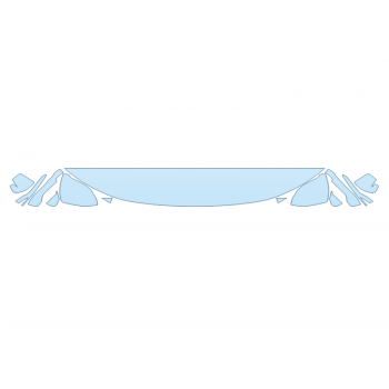 PAINT PROTECTION KIT - 2023 LEXUS LX 600 ULTRA LUXURY HOOD FENDERS MIRRORS 12 INCH (WRAPPED EDGES) - PRECUT PPF CLEAR BRA WRAP