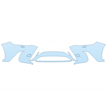 PAINT PROTECTION KIT - 2023 LEXUS NX 250 BASE BUMPER WASHERS - PRECUT PPF CLEAR BRA WRAP