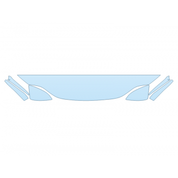 PAINT PROTECTION KIT - 2023 LEXUS NX 250 BASE HOOD FENDERS MIRRORS 12 INCH - PRECUT PPF CLEAR BRA WRAP