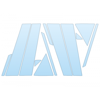 Precut PPF Kit – Clear Bra Paint Protection Film PAINT PROTECTION KIT - 2023 LEXUS NX 350 F-SPORT B PILLARS - PRECUT PPF CLEAR BRA WRAP