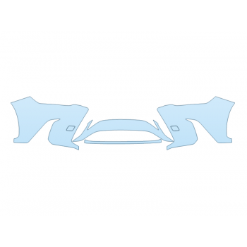 PAINT PROTECTION KIT - 2023 LEXUS NX 350H BASE BUMPER - PRECUT PPF CLEAR BRA WRAP