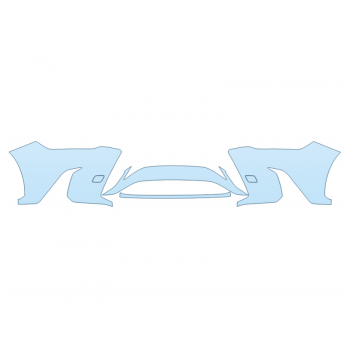 PAINT PROTECTION KIT - 2023 LEXUS NX 350H BASE BUMPER (MULTI PIECE) - PRECUT PPF CLEAR BRA WRAP