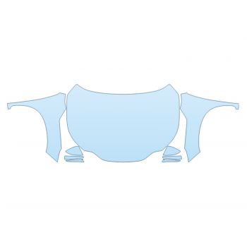 PAINT PROTECTION KIT - 2023 LEXUS NX 350H BASE FULL HOOD FENDERS MIRRORS(WRAPPED EDGES) - PRECUT PPF CLEAR BRA WRAP