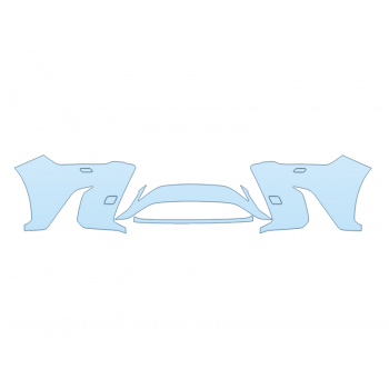 Precut PPF Kit – Clear Bra Paint Protection Film PAINT PROTECTION KIT - 2023 LEXUS NX 450H+ BASE BUMPER (MULTI PIECE) WASHERS - PRECUT PPF CLEAR BRA WRAP