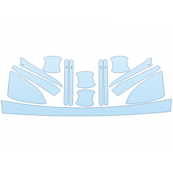 PAINT PROTECTION KIT - 2023 LEXUS NX 450H+ BASE MIRRORS DOOR CUPS LUGGAGE AREA - PRECUT PPF CLEAR BRA WRAP