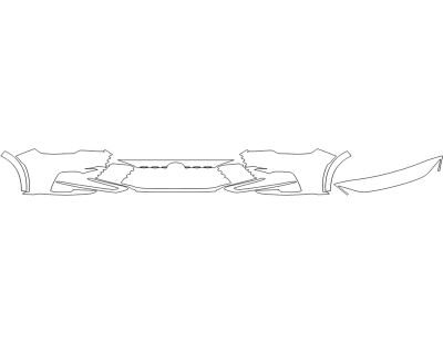 2023 LEXUS RX 350 F SPORT BUMPER (MULTI PIECE)