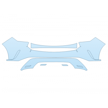 PAINT PROTECTION KIT - 2023 LEXUS RX 350 PREMIUM REAR BUMPER - PRECUT PPF CLEAR BRA WRAP