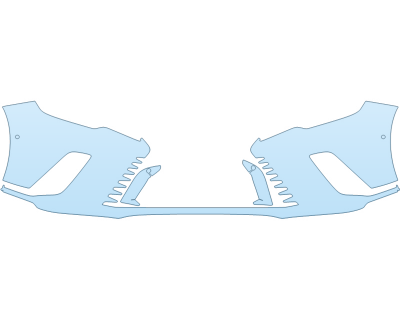 Precut PPF Kit – Clear Bra Paint Protection Film PAINT PROTECTION KIT - 2023 LEXUS RX 350H BASE BUMPER WITH SENSORS - PRECUT PPF CLEAR BRA WRAP