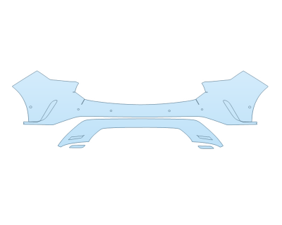 Precut PPF Kit – Clear Bra Paint Protection Film PAINT PROTECTION KIT - 2023 LEXUS RX 350H BASE REAR BUMPER WITH SENSORS - PRECUT PPF CLEAR BRA WRAP