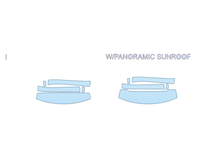 Precut PPF Kit – Clear Bra Paint Protection Film PAINT PROTECTION KIT - 2023 LEXUS RX 350H BASE ROOF PILLARS - PRECUT PPF CLEAR BRA WRAP