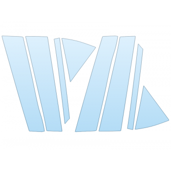 Precut PPF Kit – Clear Bra Paint Protection Film PAINT PROTECTION KIT - 2023 LEXUS RX 350H PREMIUM B PILLARS - PRECUT PPF CLEAR BRA WRAP